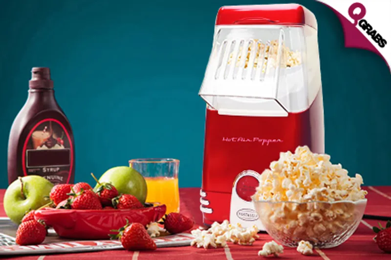 For QR179 Pop Till You Drop with a Nostalgia Hot Air Popcorn Maker! (QR200 Value)